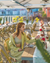 Load image into Gallery viewer, Ruwen Lace Cami Set - Matcha
