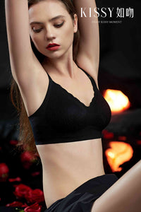 SALE Crossover Back Bra - Black